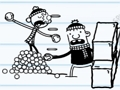 Spel Stickman Snow Fight aanlyn