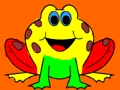 Spel Terug Skool toe: Padda Kleurboek  aanlyn