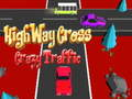 Spel Snelweg kruis gekke verkeer aanlyn