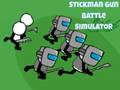 Spel Stickman Gun Battle Simulator aanlyn