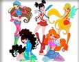 Spel Winx Club Coloring  aanlyn