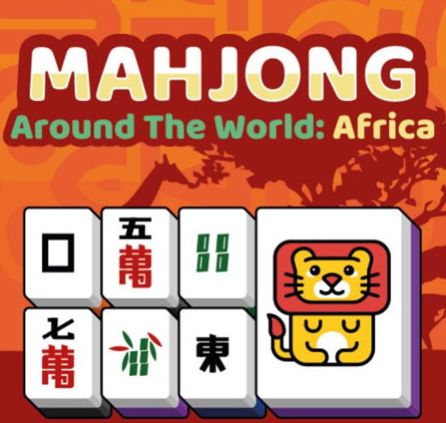 Spel Mahjong regoor die wêreld Afrika  aanlyn