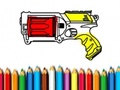 Spel Terug Skool toe: Nerf Kleurboek  aanlyn