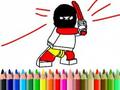 Spel Terug Skool toe: Helde Kleurboek  aanlyn