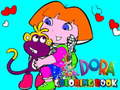 Spel Terug Skool Inkleurboek Dora  aanlyn