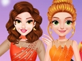 Spel Prinsesse ysskaats aantrek  aanlyn