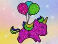 Spel Kleurboek Glitter Eenhorings  aanlyn