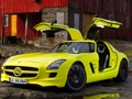 Spel Mercedes-Benz SLS E-sel legkaart  aanlyn