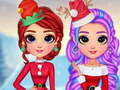Spel Rainbow Girls Kersfees uitrustings  aanlyn
