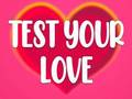 Spel Toets jou liefde  aanlyn