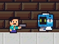 Spel Noob Super Agent vs Robots aanlyn