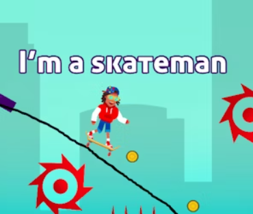 Spel Ek is 'n skaterman  aanlyn