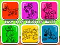 Spel Maklike kinders wat Walf inkleur  aanlyn