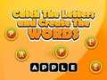Spel Vang die letters en skep die woorde  aanlyn