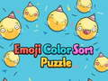 Spel Emoji kleur sorteer legkaart  aanlyn