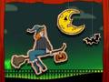 Spel Halloween heks vlieg  aanlyn