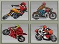 Spel Wedrenne motorfietse geheue  aanlyn