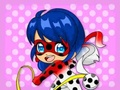 Spel Chibi Dottedgirl Kleurboek  aanlyn