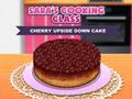 Spel Sara se kookklas: Kersie onderstebo koek  aanlyn