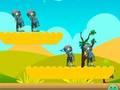 Spel Alien Skiet Zombies  aanlyn