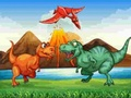 Spel Kleurvolle Dinosourusse Pasmaat 3  aanlyn