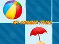Spel My somer items  aanlyn