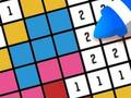 Spel HelloKids kleur volgens nommer  aanlyn