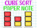 Spel Kubus Sorteer Papier Nota  aanlyn