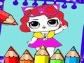 Spel Inkleurpoppeboek  aanlyn