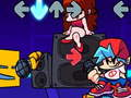 Spel Vrydagaand Funkin vs meetkunde Dash aanlyn