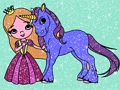 Spel Meisies Inkleurboek Glitter  aanlyn