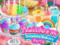 Spel Rainbow Desserts Bakery Party aanlyn