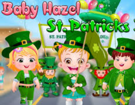 Spel Baby Hazel St. Patricks Dag  aanlyn
