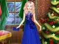 Spel Elsa Frozen Christmas Dress Up aanlyn