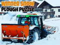 Spel Winter sneeuploeg legkaart  aanlyn