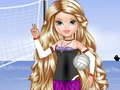 Spel Barbie-vlugbalrok  aanlyn