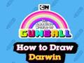 Spel The Amazing World of Gumball Hoe om Darwin te teken  aanlyn