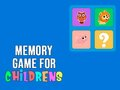 Spel Geheuespeletjie vir kinders  aanlyn