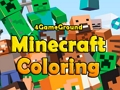 Spel Minecraft inkleurboek  aanlyn