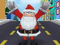 Spel Santa City Run branderplankryers  aanlyn