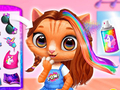 Spel Kitty Diere Haarsalon  aanlyn