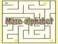 Spel Doolhof alfabet  aanlyn