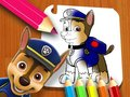 Spel Paw Patrol: Inkleurboek  aanlyn