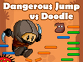 Spel Gevaarlike spring vs doodle aanlyn