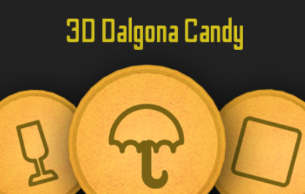 Spel 3D Dalgona lekkergoed  aanlyn