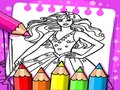 Spel Barbie Kleurboek  aanlyn