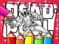 Spel Deadpool Kleurboek  aanlyn