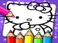Spel Hello Kitty Kleurboek  aanlyn