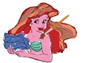 Spel 4GameGround Little Mermaid Coloring aanlyn