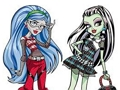 Spel Inkleurboek vir Monster High  aanlyn